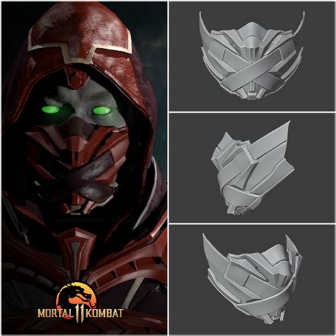 3D file Ermac mask from Mortal Kombat 11・3D printable design to ...