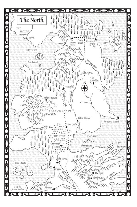 A Game of Thrones-Map of the North - A Wiki of Ice and Fire