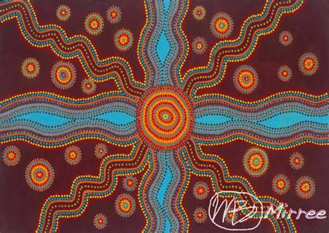 Family Songlines Giclee Print by Mirree