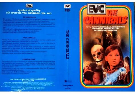 The Cannibals on EVC (United Kingdom Betamax, VHS videotape)