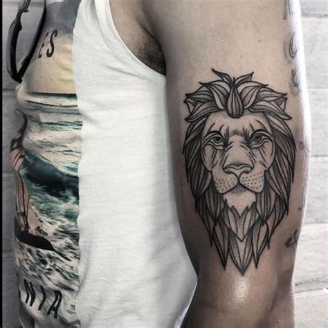 Lion Tattoo On Arm