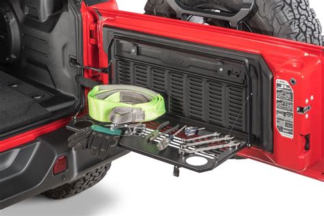 Mopar 82215416AD Tailgate Table for 18-21 Jeep Wrangler JL | Quadratec