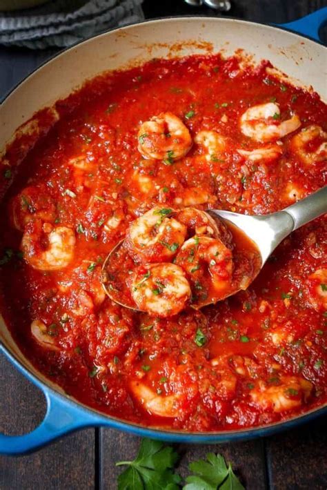 Shrimp in Red Sauce Recipe - 30-Minute Meal - Cookin Canuck