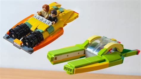 Lego Star Wars Coruscant Speeder Chase MOC - Brickhubs