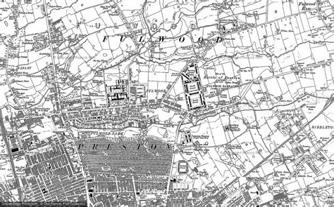 Historic Ordnance Survey Map of Fulwood, 1892