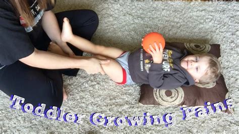 How To Help Your Toddlers Growing Pains - YouTube