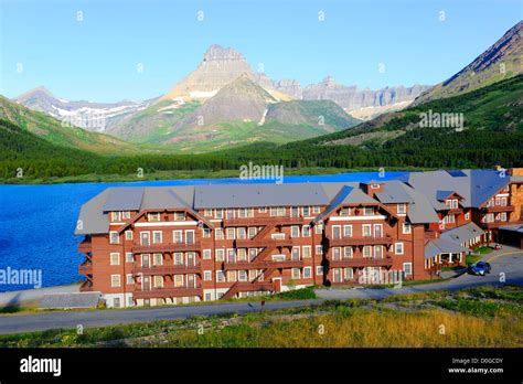 Many Glacier Hotel Glacier National Park Montana MT US Stock Photo - Alamy