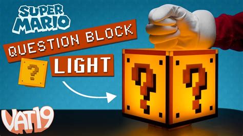 Super Mario Coin Block Lamp : Vector Transparent Editable Vintage ...