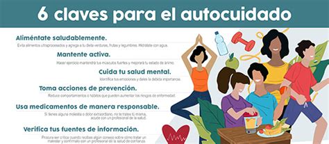 6 claves para el autocuidado - Alianza por la Salud Alimentaria