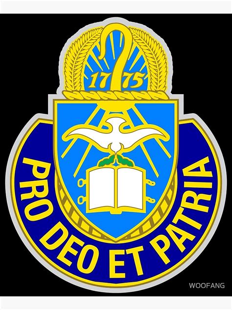 "ARMY CHAPLAIN CORPS REGIMENTAL CREST" Poster for Sale by WOOFANG | Redbubble