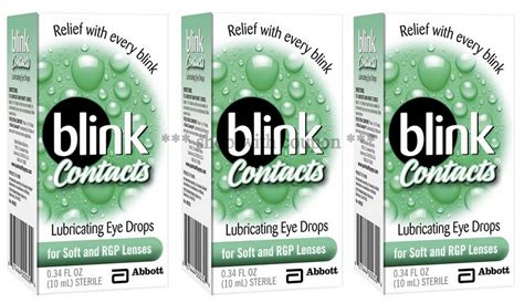 shop with coupon: Target:: Blink Eye Drops for Contact Lenses, .34 fl oz. :: Only 99¢ Expires 3/19