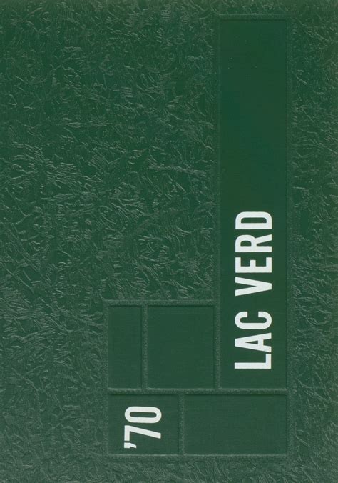 1970 yearbook from Green Lake High School from Green lake, Wisconsin for sale