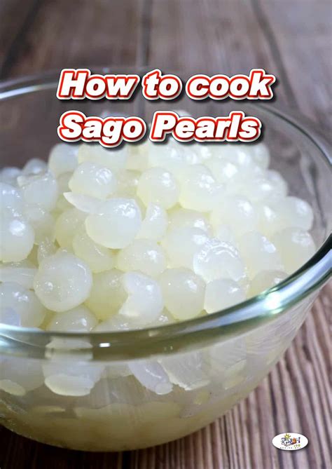 How to cook Sago Pearls - Pinoy Recipe at iba pa