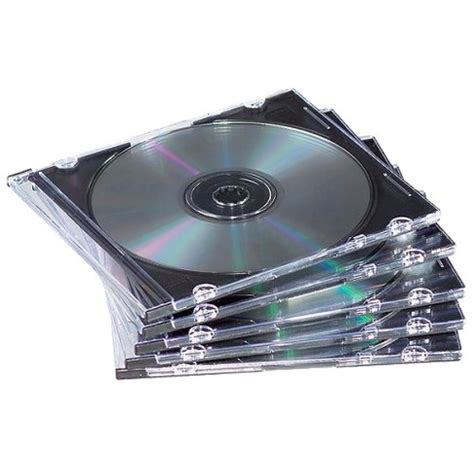 Memorex Cd/dvd Slim Clear Jewel Cases - 50pk : Target