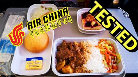 What AIR CHINA's food is really like - (Breakfast, lunch, dinner and ...