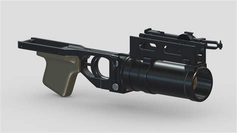 GP-25 Grenade Launcher - Buy Royalty Free 3D model by Frezzy (@frezzy3d ...