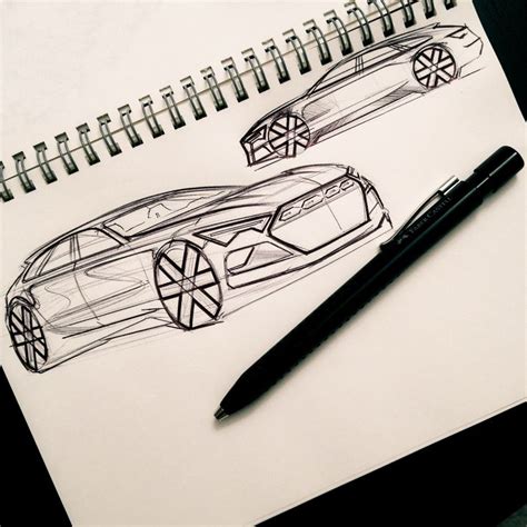 Audi sketches | Sketches, Industrial design sketch, Car design sketch