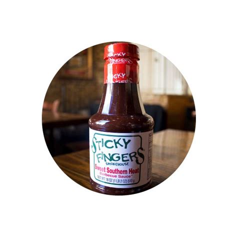 Sticky Fingers Smokehouse Sweet Southern Heat bbq Sauce 510g - USA Foods