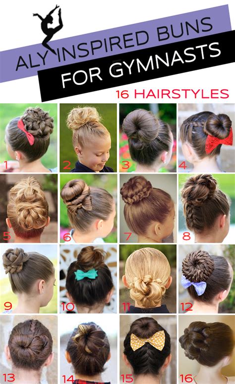 16 Gymnastics Hairstyles for Competition Day: The Bun Edition Ballet ...