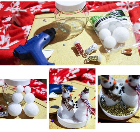 DIY Dry Snow Globe - Dollar Tree Craft - With a Splash of Color