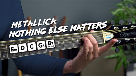 NOTHING ELSE MATTERS Guitar Lesson Tutorial (Metallica) Fingerstyle Songs - YouTube