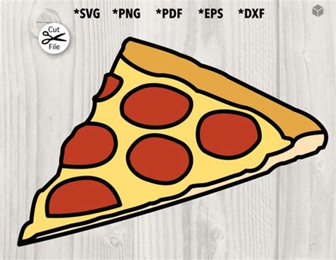 Pepperoni Pizza Cut File Svg Png Pdf Dxf Eps - Etsy Canada