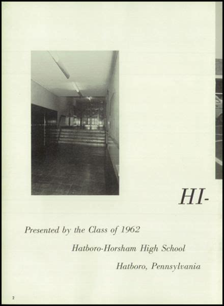 Explore 1962 Hatboro-Horsham High School Yearbook, Horsham PA - Classmates