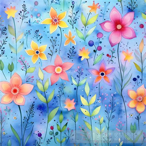 flowers, background, wallpaper, colorful, happy