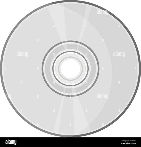 Blank CD disc, illustration, vector on a white background Stock Vector Image & Art - Alamy