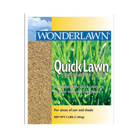 Barenbrug 700834 Wonderlawn Quick Lawn Grass Seed, 10-Lbs., Covers 3,000 Sq. Ft.