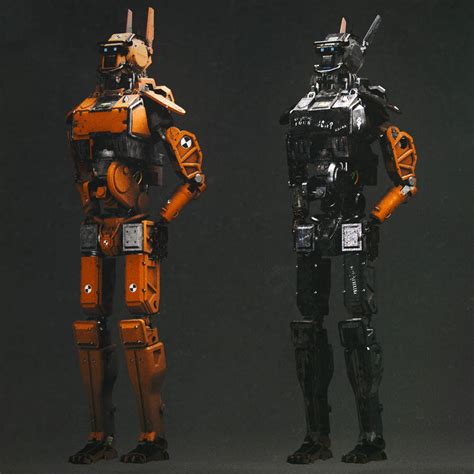 Robot Chappie Rigged Free 3D Models by brahim26 on DeviantArt