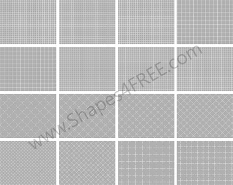 120 Free Photoshop Grid Patterns | Shapes4FREE