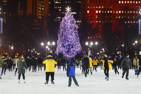 Chicago's Favorite Christmas Tree Has Arrived In Millennium Park