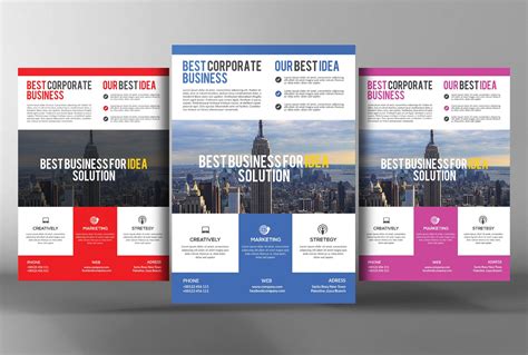 Contractor Flyer Templates | Flyer Templates ~ Creative Market