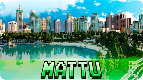 Minecraft - Modern "Mattupolis" City - Large City with Download - YouTube