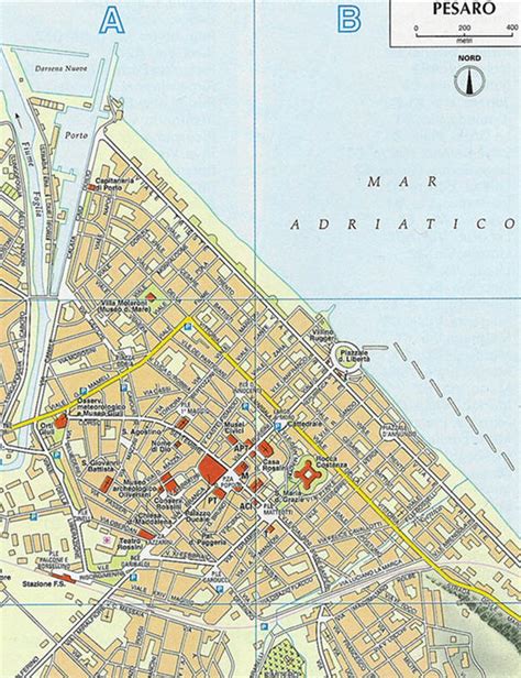 Map of Pesaro