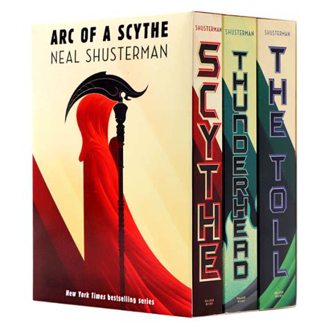 The arc of a scythe trilogy scythe Thunderhead the toll Neal thriller ...