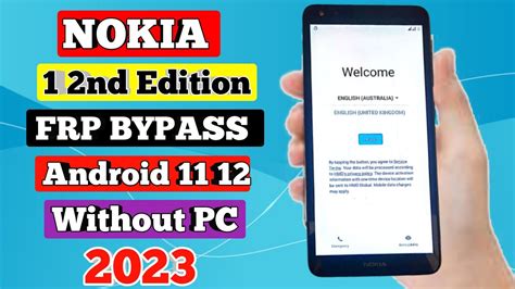 NOKIA C1 2ND EDITION FRP BYPASS WITH PC 2023 Google Account Remove 2023 - YouTube