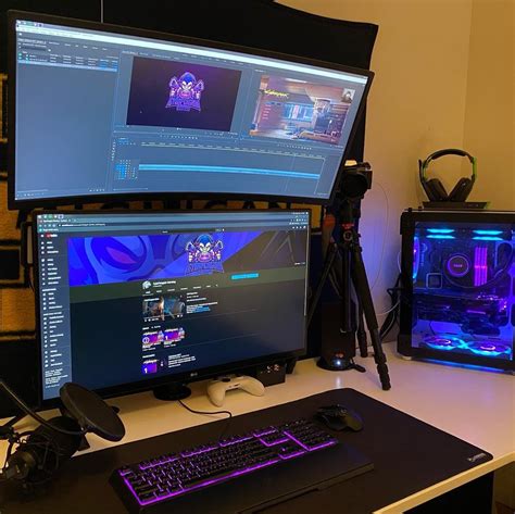 Stacked Monitor Setup - Ultrawide on Top : ultrawidemasterrace