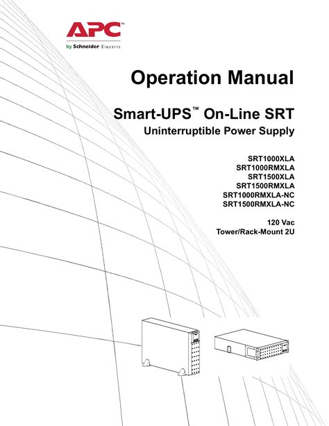 Schneider Electric Smart-UPS On-Line User Guide | Manualzz