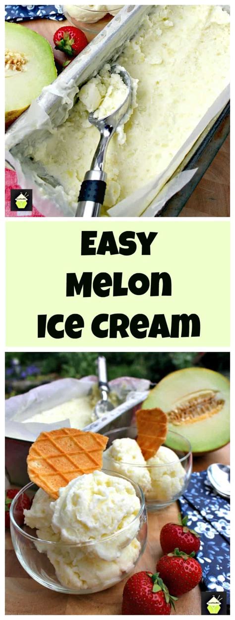 Easy Creamy Melon Ice Cream | Lovefoodies