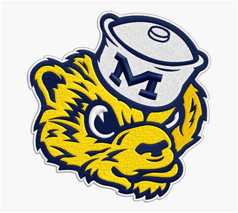 Michigan Wolverines Vintage Logo Clipart - Vintage Michigan Wolverines ...