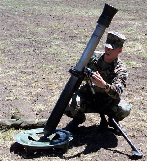 Machines for War: Various types of American and German mortars