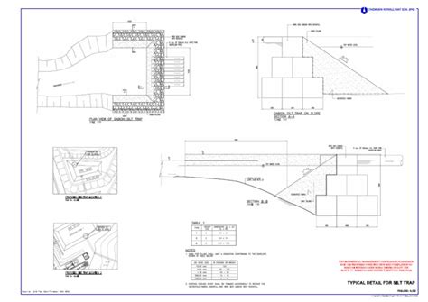 Silt Trap Drawing | PDF