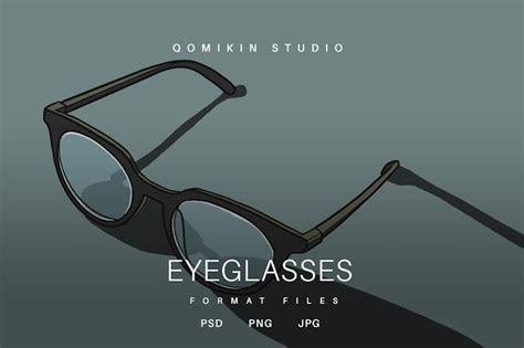 Eyeglasses Illustration by qmkn on Envato Elements