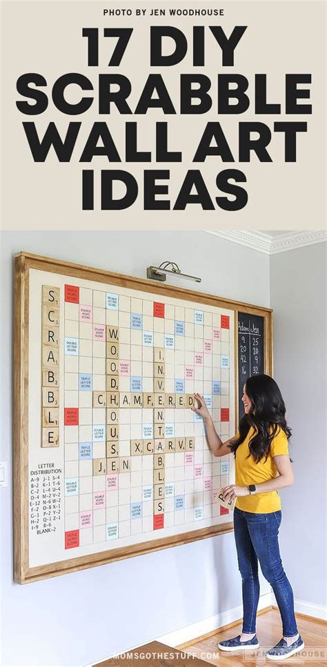 17 DIY Scrabble Wall Art Ideas - Mom's Got the Stuff | Scrabble wall art, Scrabble wall ...