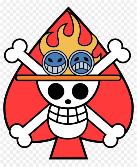 One Piece Ace Jolly Roger #314891 | Bandeira pirata, Tatuagens de anime ...