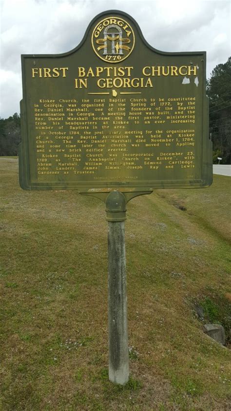 First Baptist Church in Georgia - Georgia Historical Society