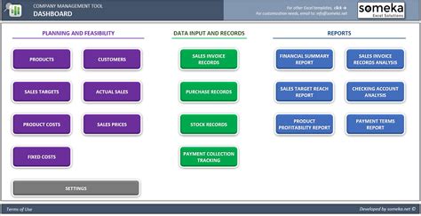 Small Business ERP Template | Manage ERP System in Excel