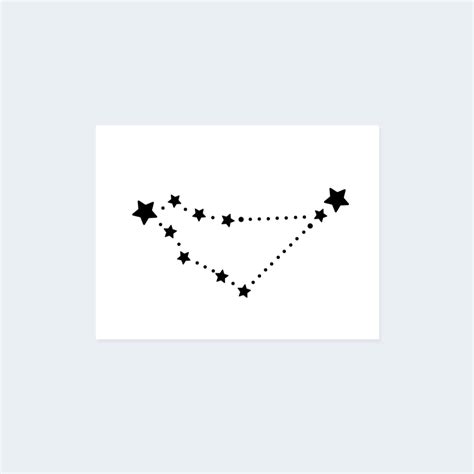 Capricorn Constellation Temporary Tattoo Set | Tattoo Icon – TattooIcon